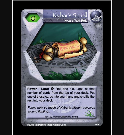 Kybars Scroll - Foil